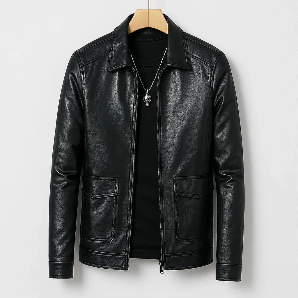 Walder Leather Jacket - Olympus Madrid