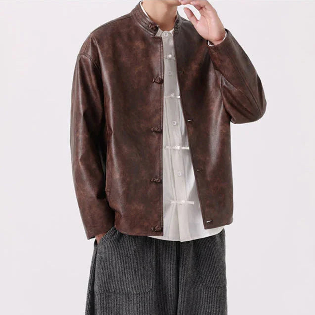 Titan Leather Jacket - Olympus Madrid