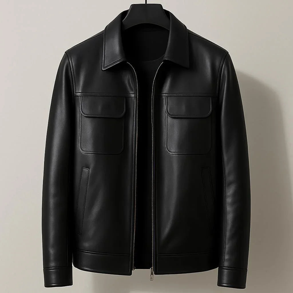 Merrik Leather Jacket - Olympus Madrid