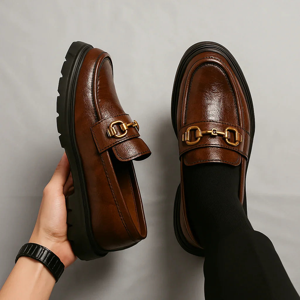 Wilbur Leather Loafers - Olympus Madrid