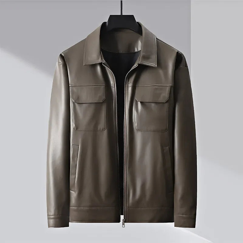 Merrik Leather Jacket - Olympus Madrid