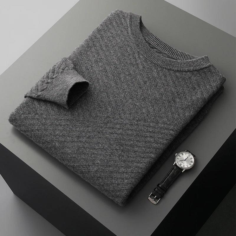 Rovel 100% Merino Wool Sweater - Olympus Madrid