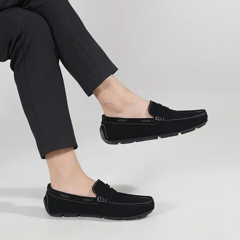 Fletro Genuine Suede Loafers RileyRiver