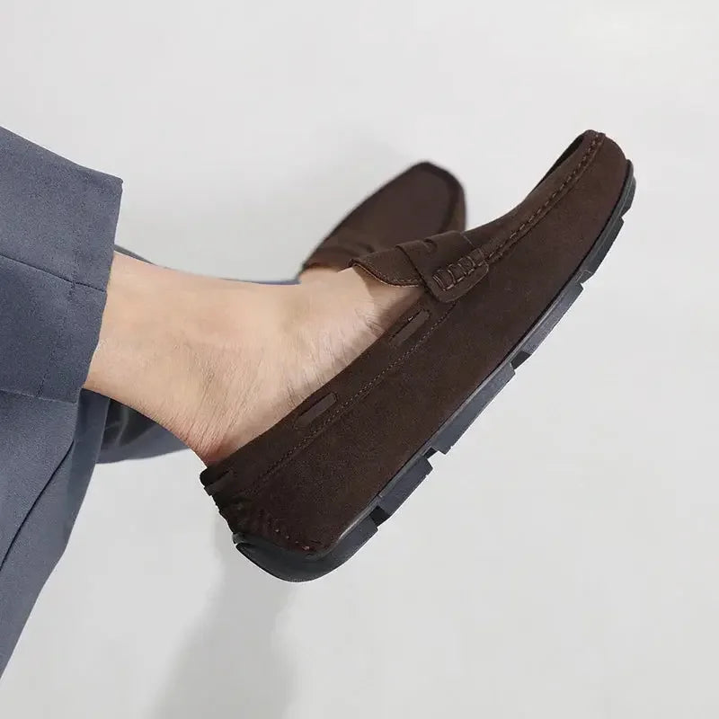 Fletro Genuine Suede Loafers RileyRiver