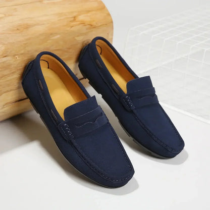 Fletro Genuine Suede Loafers RileyRiver