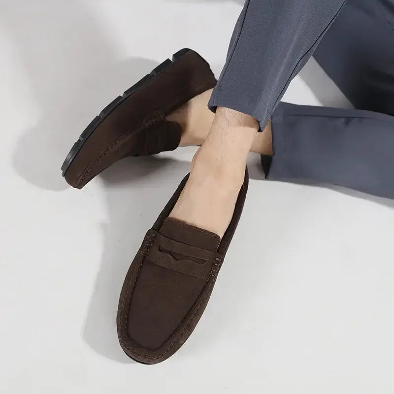 Fletro Genuine Suede Loafers RileyRiver