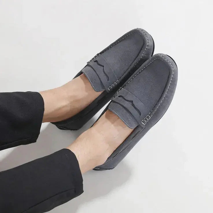 Fletro Genuine Suede Loafers RileyRiver