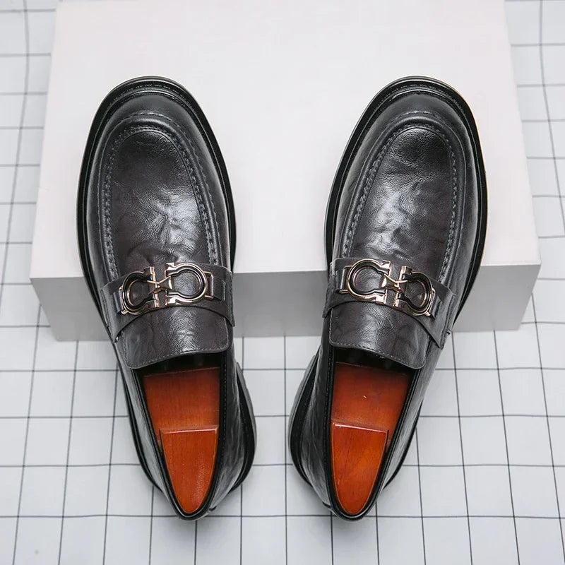 Wilbur Leather Loafers - Olympus Madrid