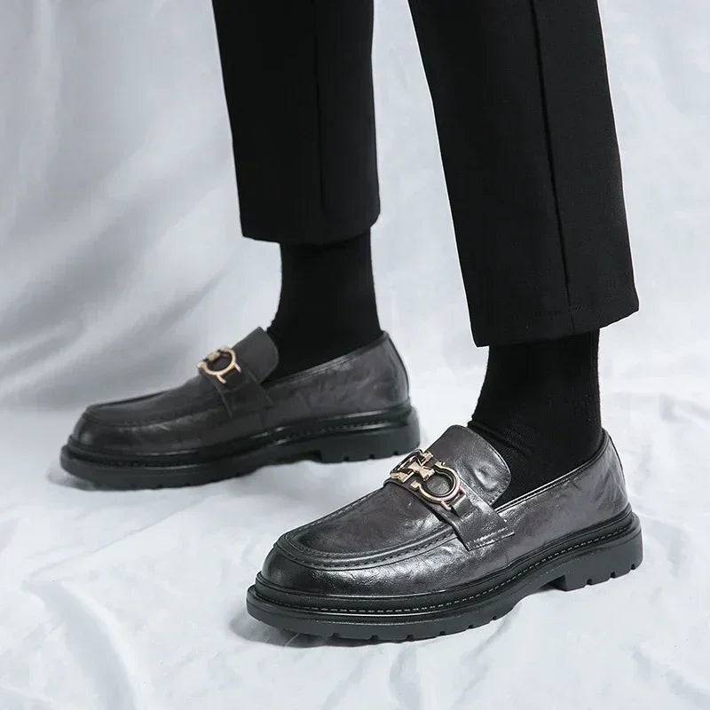 Wilbur Leather Loafers - Olympus Madrid