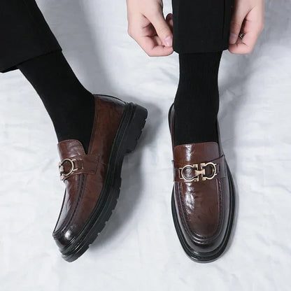 Wilbur Leather Loafers - Olympus Madrid