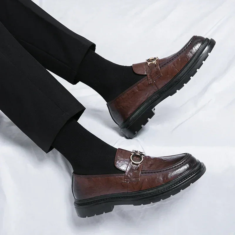 Wilbur Leather Loafers - Olympus Madrid