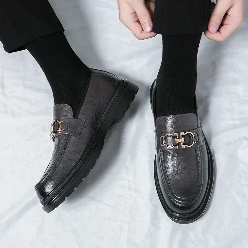 Wilbur Leather Loafers - Olympus Madrid