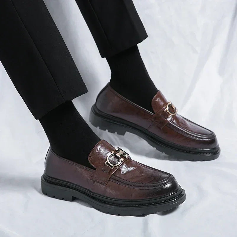 Wilbur Leather Loafers - Olympus Madrid