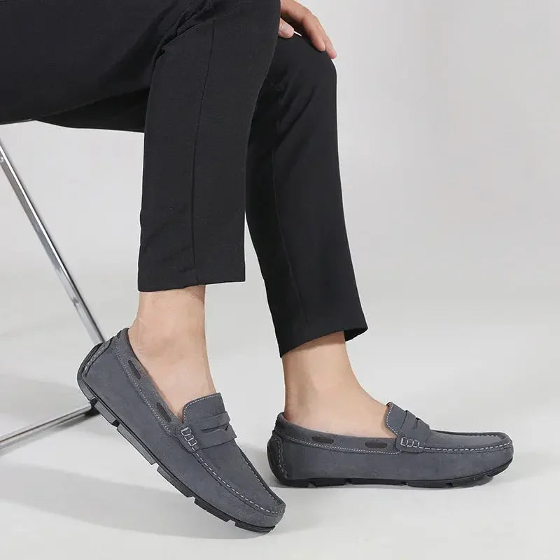 Fletro Genuine Suede Loafers RileyRiver