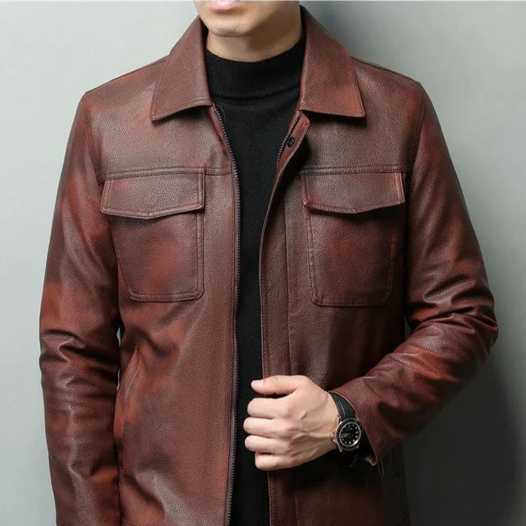 Vesper Leather Jacket - Olympus Madrid