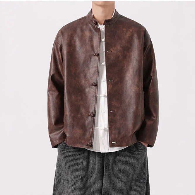 Titan Leather Jacket - Olympus Madrid