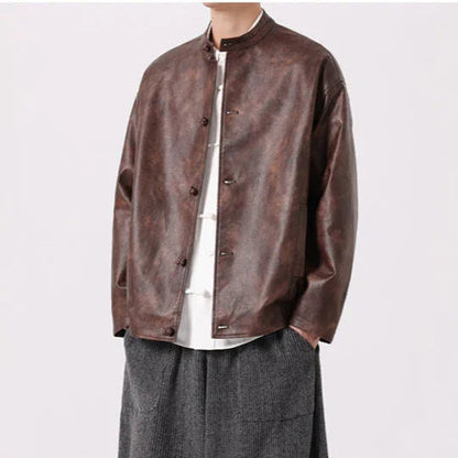 Titan Leather Jacket - Olympus Madrid