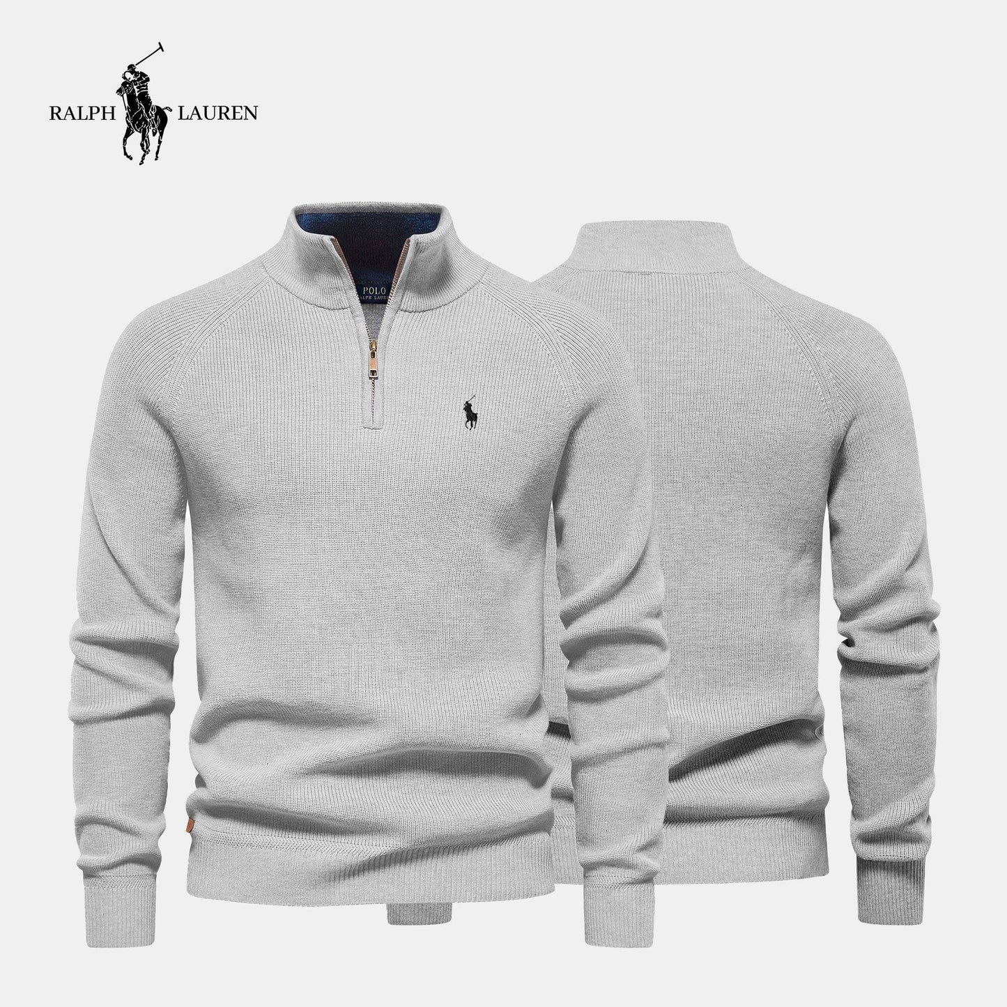 Men’s Apex Zip Neck Sweater (Clearance) LIVANZI